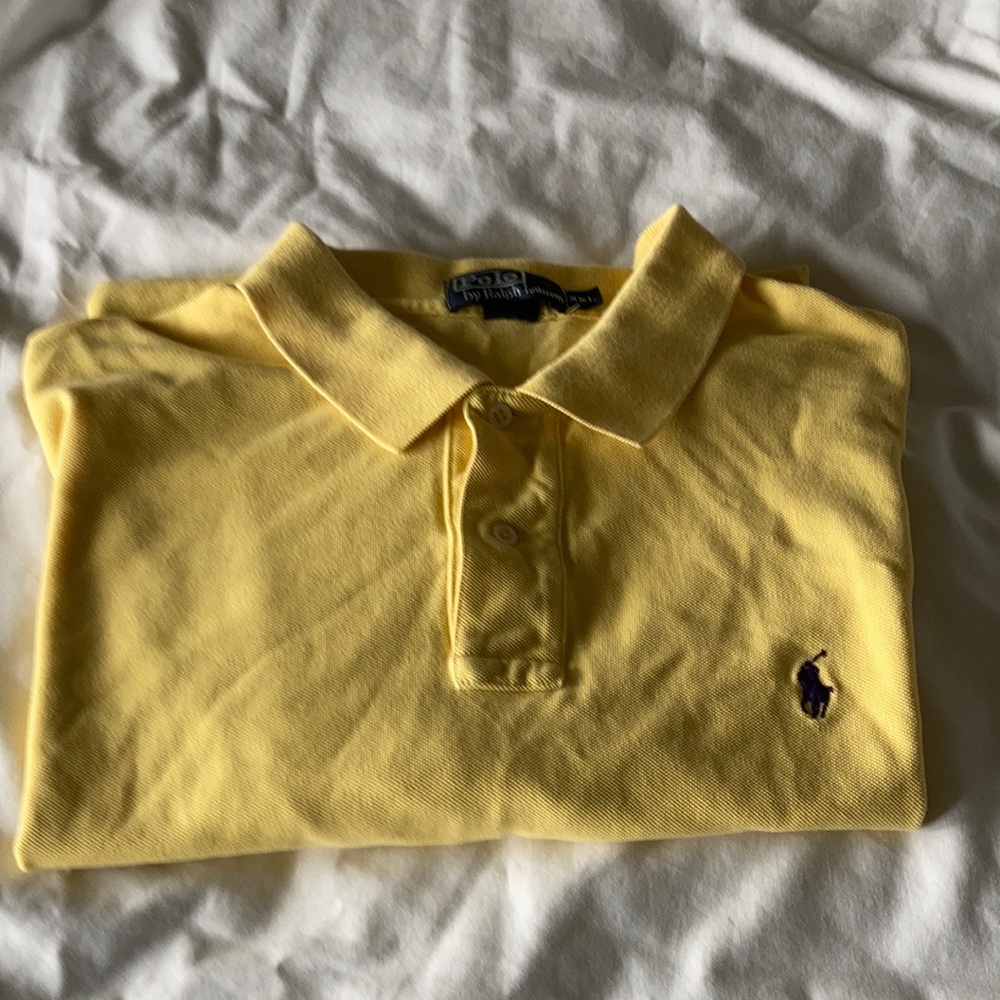 Yellow Ralph Lauren. Short sleeves. XXL
